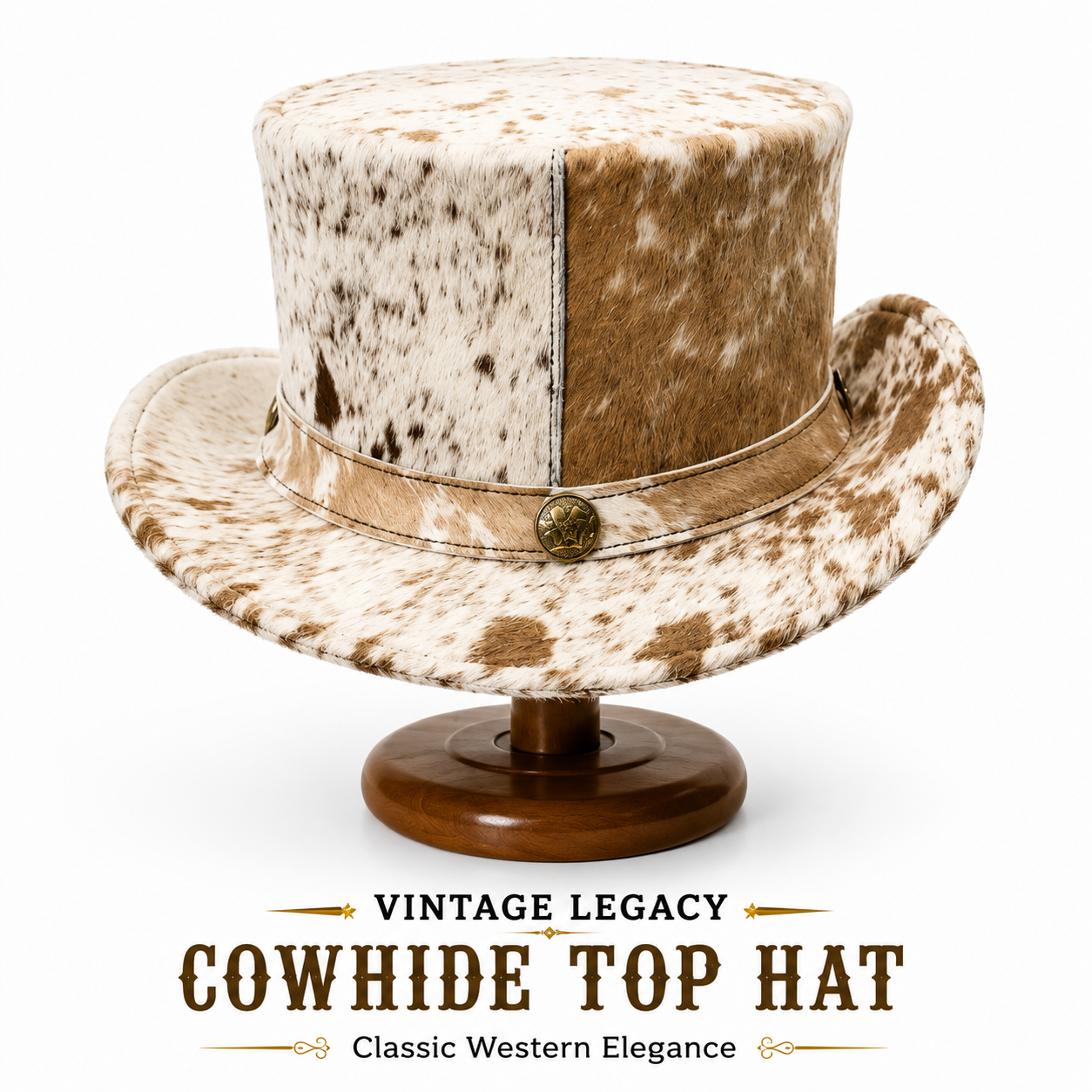 Cowhide Top Hat