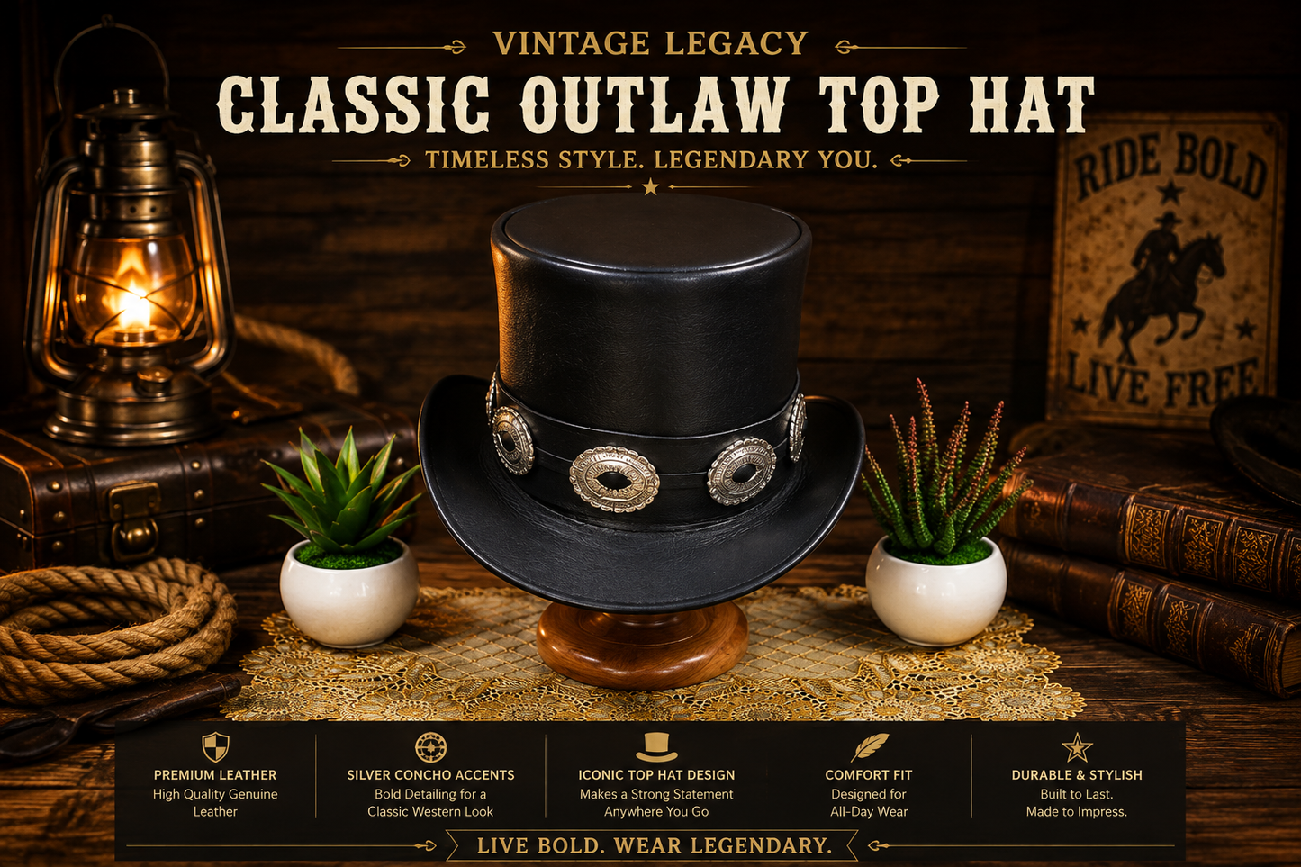 Classic OUTLAW Top Hat
