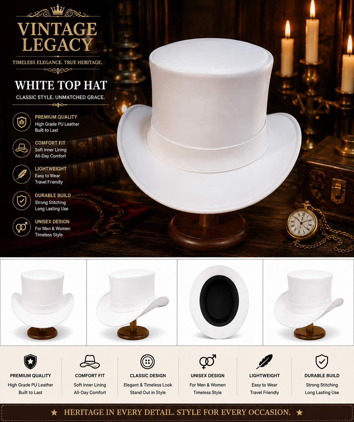 White Top Hat