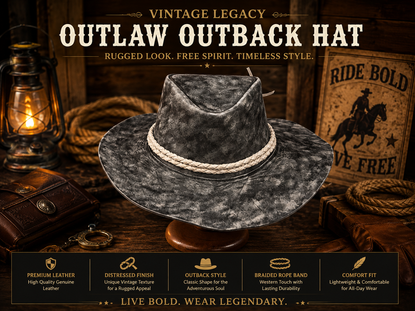 OUTLAW Outback Hat